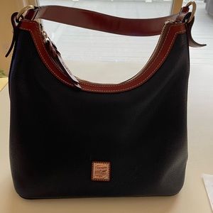Dooney & Bourne Hobo Pebble grain leather, H9” x W5.25” x L12.75”.